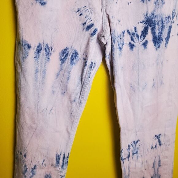Gap Tie Dye Straight Cut Jeans Size 4 Tall - Picture 5 of 11